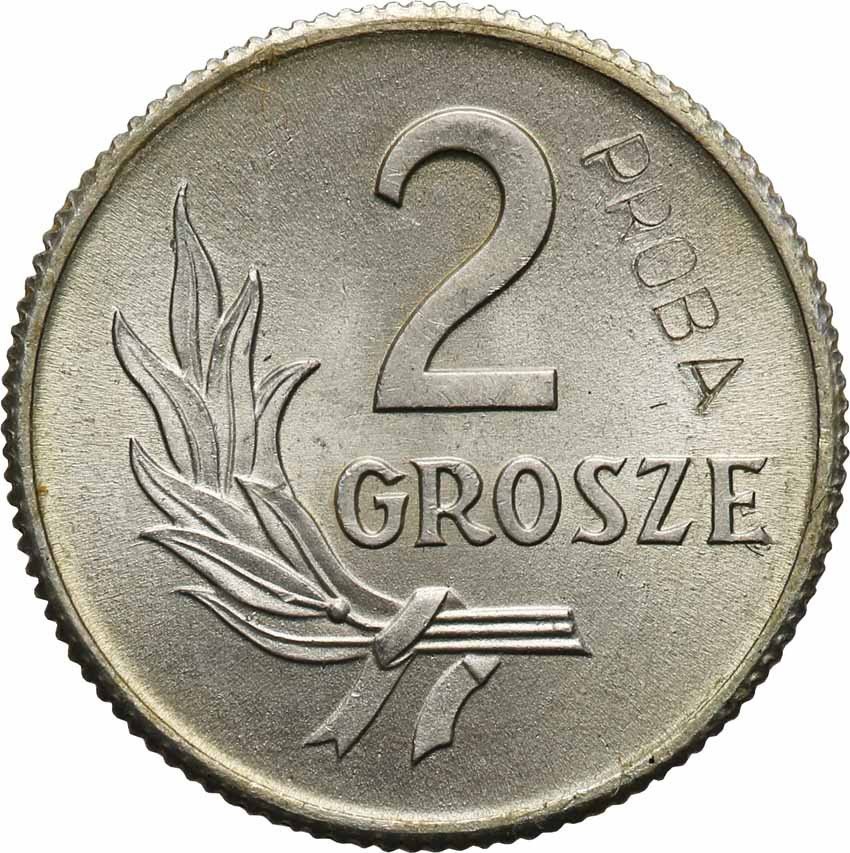 PRL. PRÓBA aluminium 2 grosze 1949